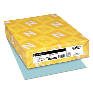 Neenah Paper Exact Index Card Stock, 110 Lb, 8.5 X 11, Blue, 250-pack freeshipping - TVN Wholesale